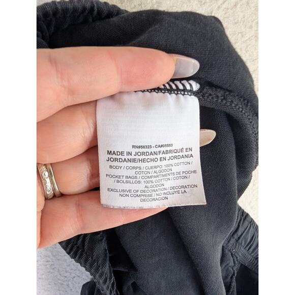 Nike Sweatpants Jogger Mens Large Blackr Club Fleece Gym Workout Tapered 804461 - Picture 15 of 16